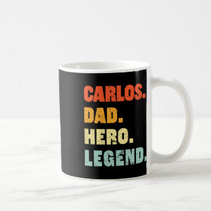 Carlos Dad Held Legende Personalisierter Benutzern Kaffeetasse