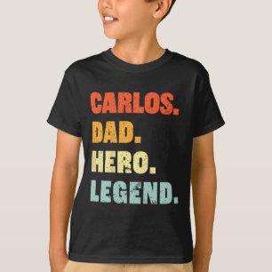 Carlos Dad Held Legende Personalisierter Benutzern T-Shirt