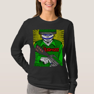 Carlos Latuffs der Ziombies lange Hülsen-T - Shir T-Shirt