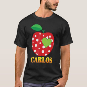 Carlos Liebe School Zurück zur Schule Kinderstuden T-Shirt
