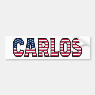 Carlos Name Vorname USA Aufkleber Sticker Auto Autoaufkleber