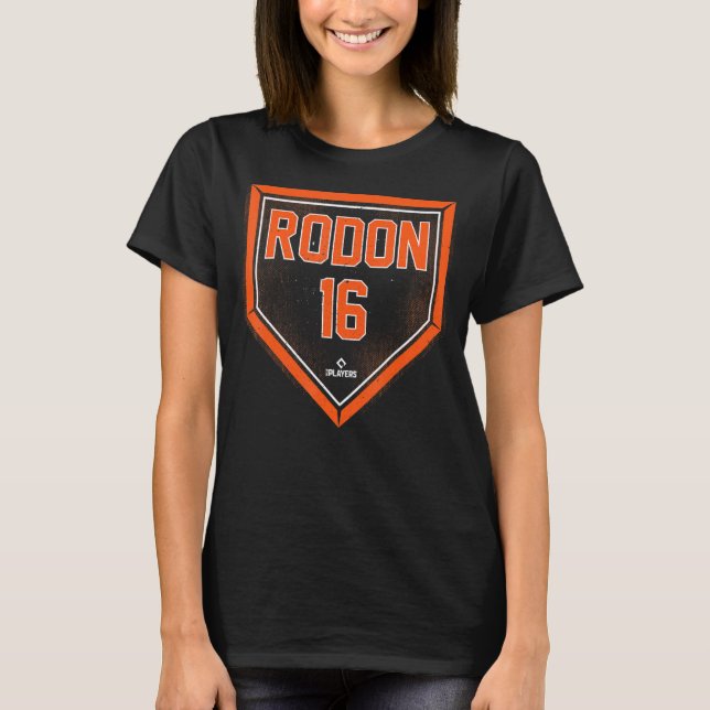 Carlos Rodon Zuhause Plate Gameday Carlos Rodon Sa T-Shirt (Vorderseite)