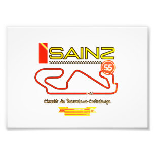 CARLOS SAINZ, Formel 1, ferrari Fotodruck