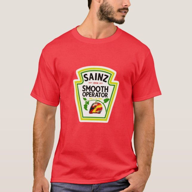 Carlos Sainz-Glattleute T-Shirt (Vorderseite)