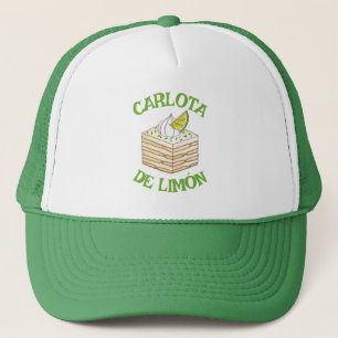 Carlota de Limón Limon Icebox Cake Slice Truckerkappe