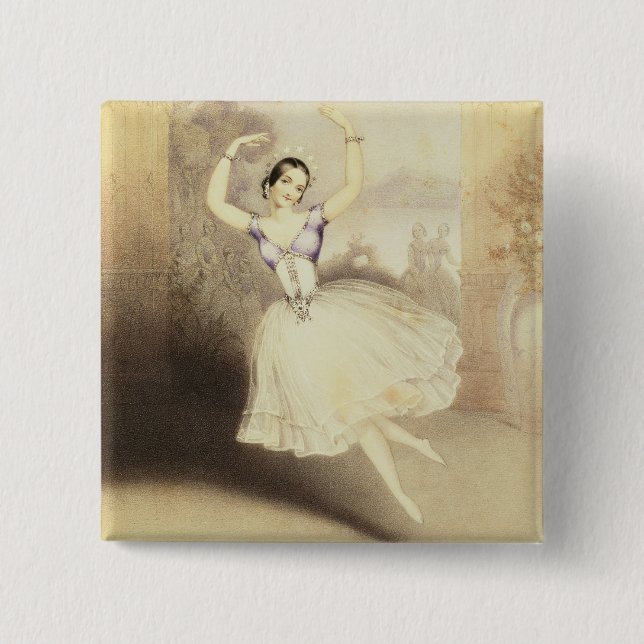 Carlotta Grisi (1819-99) im Ballett des Peri Button (Vorderseite)