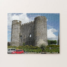 Carlow Castle ruins, Carlow town, Irland Puzzle