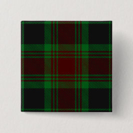 Carlow Landkreis Irish Tartan Button