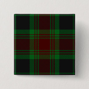 Carlow Landkreis Irish Tartan Button