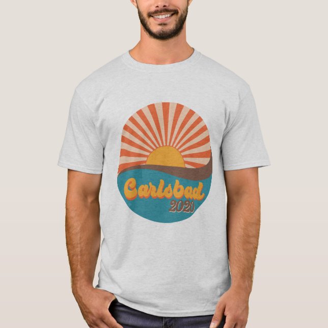 Carlsbad 2020 T - Shirt der Männer (Vorderseite)