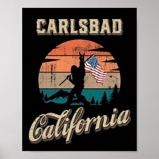 Carlsbad California Poster (Vorne)