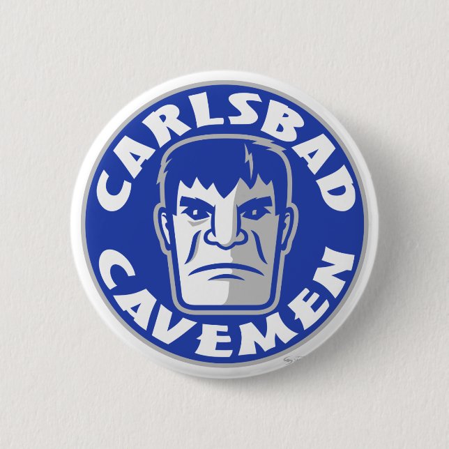 Carlsbad Cavemen Button (Vorderseite)