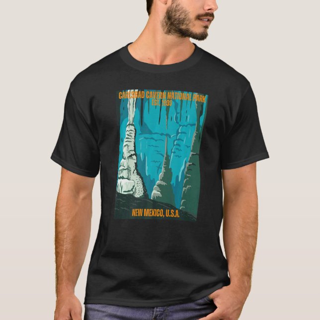 Carlsbad Cavern National Park New Mexico State Sou T-Shirt (Vorderseite)