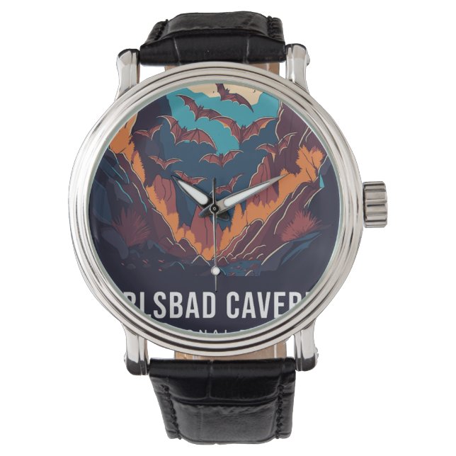 Carlsbad-Cavern-Nationalpark Armbanduhr (Vorderseite)