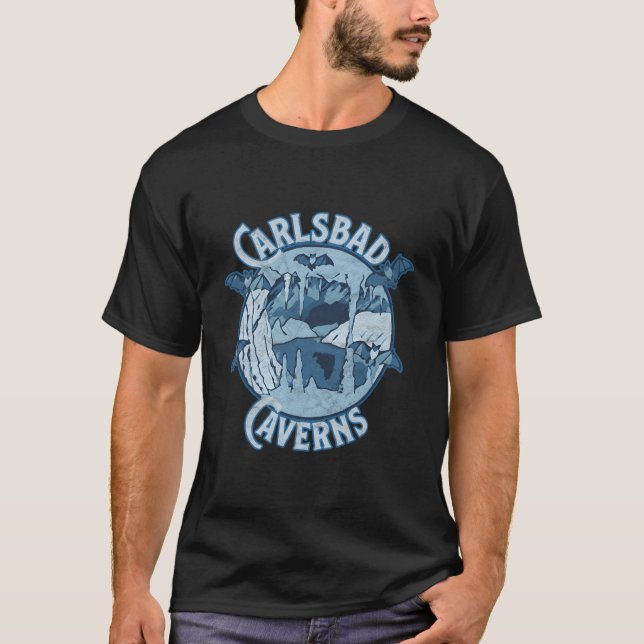 Carlsbad Caverns National Park Cave Bat T-Shirt (Vorderseite)