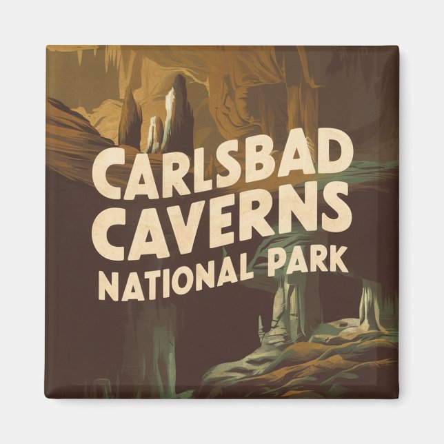 Carlsbad Caverns National Park Höhle Magnet (Vorne)