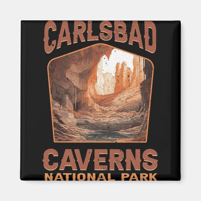Carlsbad Caverns National Park New Mexico Nature H Magnet (Vorne)