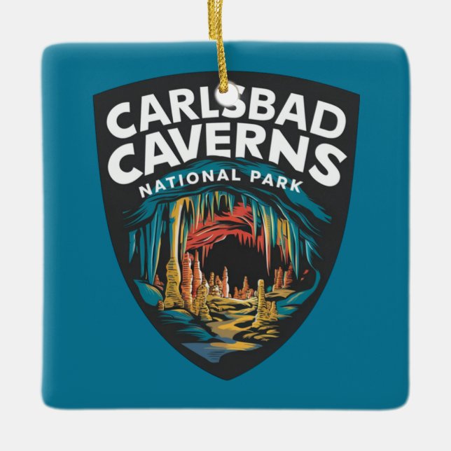 Carlsbad Caverns Nationalpark Keramikornament (Vorderseite)