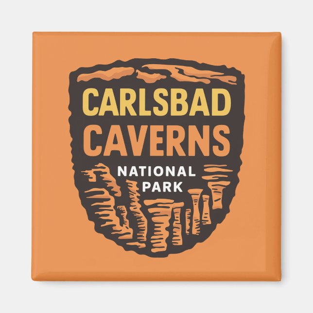 Carlsbad Caverns Nationalpark New Mexico Magnet (Vorne)