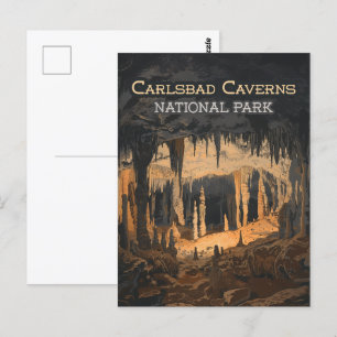 Carlsbad Caverns Nationalpark New Mexico Postkarte