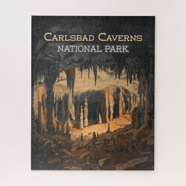 Carlsbad Caverns Nationalpark New Mexico Puzzle (Vertikal)