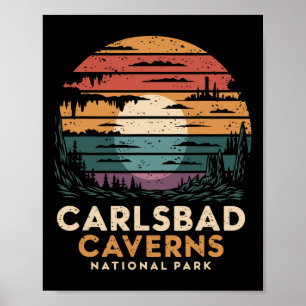 Carlsbad Caverns Nationalpark New Mexico Wandern A Poster