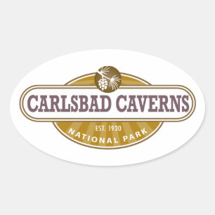 Carlsbad Caverns Nationalpark Ovaler Aufkleber