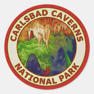 Carlsbad Caverns Nationalpark Runder Aufkleber