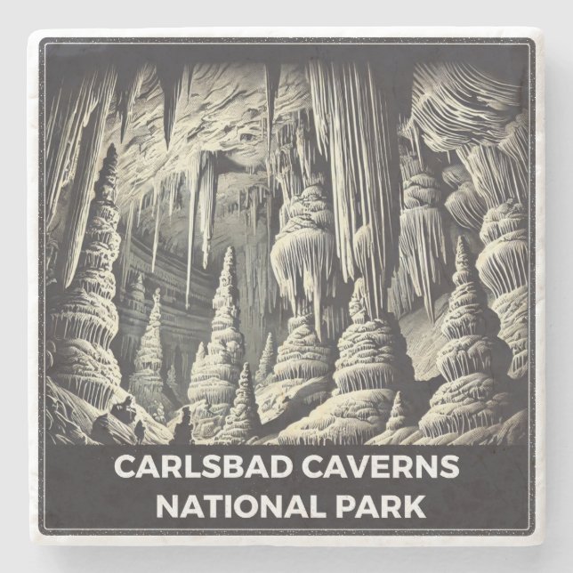 Carlsbad Caverns Nationalpark Steinuntersetzer (Vorderseite)