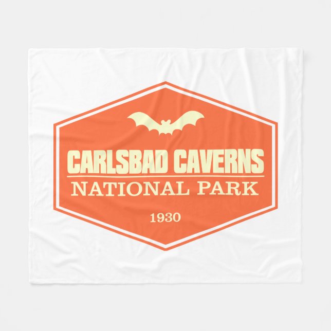 Carlsbad Caverns NP 3 Fleecedecke (Vorderseite (Horizontal))