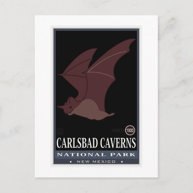 Carlsbad Caverns Postkarte (Vorderseite)