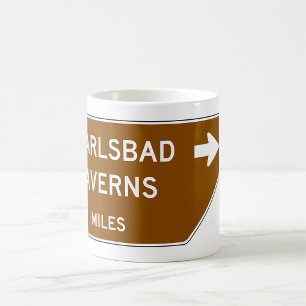 Carlsbad Caverns Zeichen Kaffeetasse