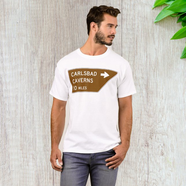 Carlsbad Caverns Zeichen T-Shirt (Von Creator hochgeladen)