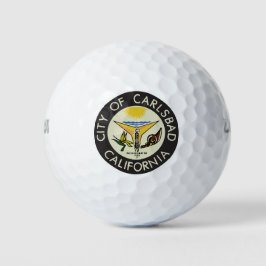 Carlsbad (Kalifornien) City Siegel Golfball