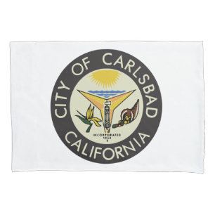 Carlsbad (Kalifornien) City Siegel Kissenbezug