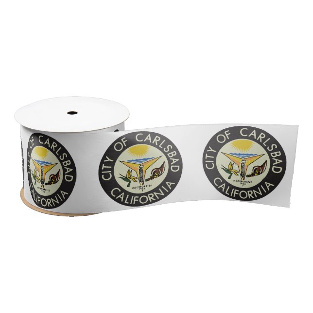 Carlsbad (Kalifornien) City Siegel Satinband (Spule)