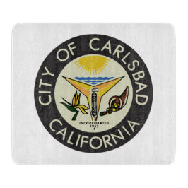 Carlsbad (Kalifornien) City Siegel Schneidebrett