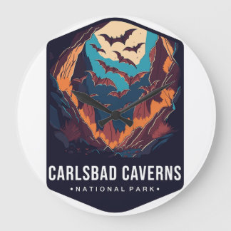 Carlsbad Nationalparksuhr 2025 Große Wanduhr