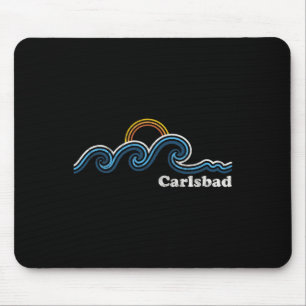 Carlsd Kalifornien Ca Surfen Wellen Sonnenuntergan Mousepad