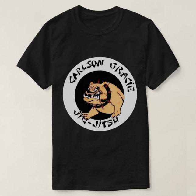 Carlson Gracie Team Logo Bulldog Art Classic T-Shi T-Shirt (Design vorne)