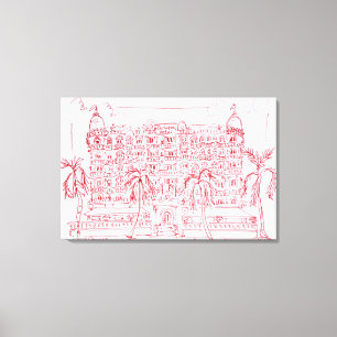 Carlton Hotel, Cannes, Frankreich Leinwanddruck