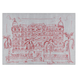 Carlton Hotel, Cannes, Frankreich Schneidebrett