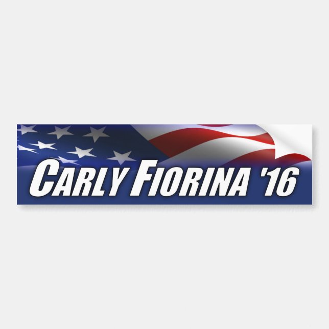 Carly Fiorina '16 Autoaufkleber (Vorne)