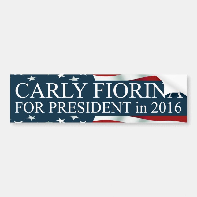 Carly Fiorina für den Präsidenten im Jahr 2016 Autoaufkleber (Vorne)