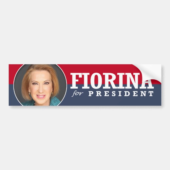 Carly Fiorina für Präsidenten 2016 Autoaufkleber (Vorne)