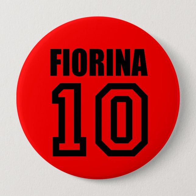 CARLY FIORINA-KAMPAGNEN-GANG BUTTON (Vorderseite)