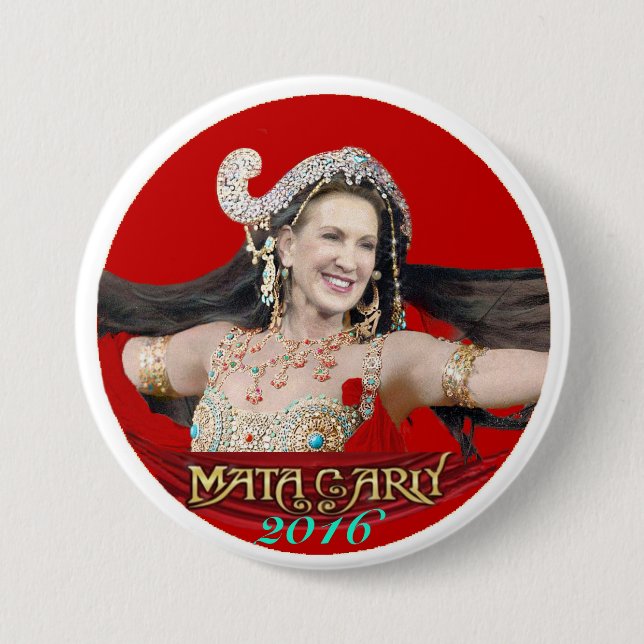 Carly Fiorina: Mata Carly Button (Vorderseite)
