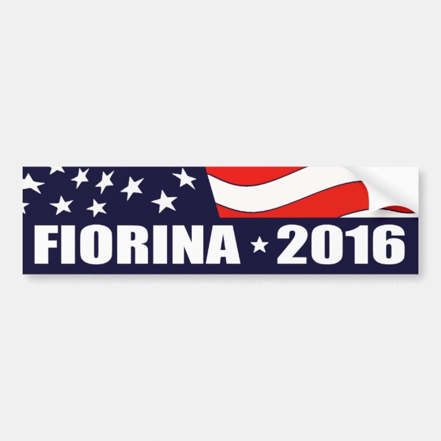 Carly Fiorina Präsident 2016 Autoaufkleber (Vorne)