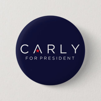 Carly für Präsidenten Button