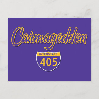 Carmageddon Postkarte